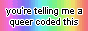 Queer Code button